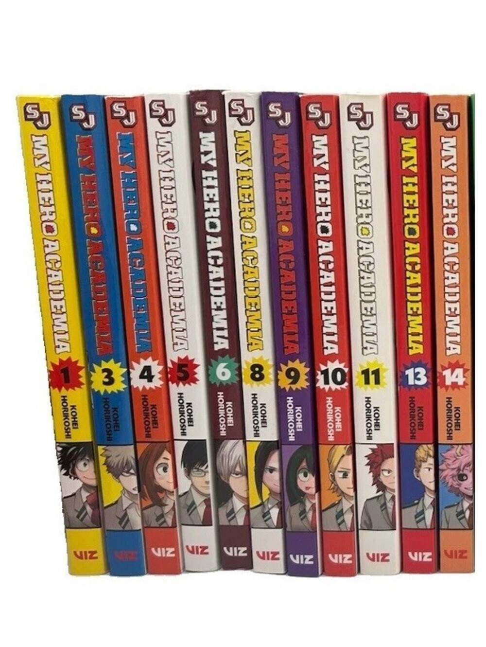 My Hero Academia Manga Lot 11 Books VIZ Kohei Horikoshi
